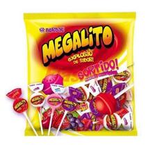 Pirulito MEGALITO Sortido 1Kg Com 50 unidades - Berbau Pirulito MEGALITO Sortido 1Kg Com 50 unidades - Berbau