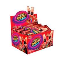 Pirulito Neon com Cabo que Brilha no Escuro Sabor Cola- 30Un Pirulito Neon com Cabo que Brilha no Escuro Sabor Cola- 30Un