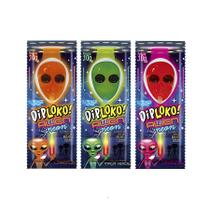 Pirulito Neon Dip Loko Alien - Sortido - 1 unidade - Rizzo - Danilla Foods