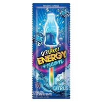 Pirulito Neon Energy Sabor Cítrico em Formato de Garrafa
