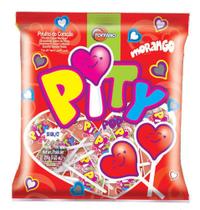 Pirulito Pity Pop Morango 200g - Toffano