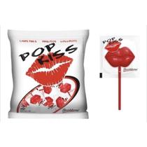 Pirulito Pop Kiss Cereja Pacote C/50unid - 500g