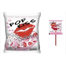 Pirulito Pop Kiss Selinho Cereja Pacote C/50unid - 500g