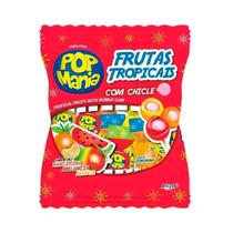 Pirulito Pop Mania Frutas Tropicais 12G 50Und - Riclan