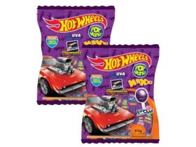 Pirulito Pop Mania Hot Wheels Uva 672g - 2 unid