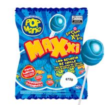 Pirulito pop mania maxxi framboesa 672 g
