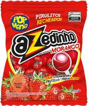 Pirulito pop mania recheado 12g sabor:azedinho morango recheado