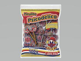 Pirulito Psicodélico Colorido Pacote 500g Santa Rita Dia Das Crianças Pirulito Psicodélico Colorido Pacote 500g Santa Rita Dia Das Crianças