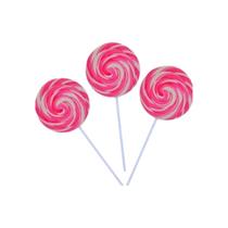 Pirulito psicodélico rosa e branco com 50 unidades martinha Pirulito psicodélico rosa e branco com 50 unidades martinha