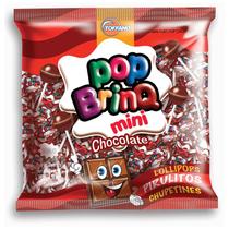 Pirulito Toffano Pop Brinq Mini Chocolate 300g