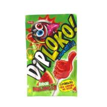 Pirulito Vermelho com Pozinho que Explode na Boca - Melancia