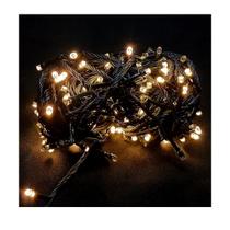 Pisca Arroz 127V - 200 Micro Lâmpadas Natalina Branco Quente 8F - 4,15M.