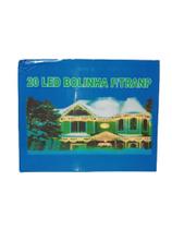 Pisca Bolinhas 20 Lâmpadas com Led Quente Fixo Fio Transp - 127V - Tam. 4,8 mt