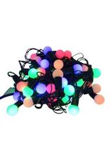 Pisca Bolinhas LED 60 Lâmpadas Led Colorido - 110V - Fio Verde - 9 Metros