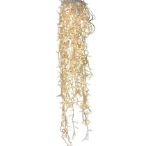 Pisca Cascata 10 METROS 885 LEDs Branco Quente com 180 Estrobos Branco Quente