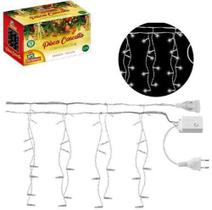 Pisca cascata 150 led 4m branco - BLACK