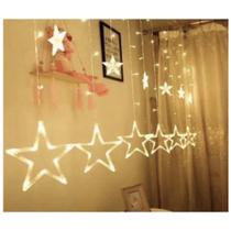 Pisca Cascata 3m Leds Estrela 8 Funções Decoração Branco Quente - 7892023031658 Pisca Cascata 3m Leds Estrela 8 Funções Decoração Branco Quente - 7892023031658