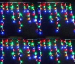 Pisca Cascata 400 Led Coloridos 8 funções Morno Com F/branco 110v cód.3073 - Taizhou