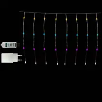 Pisca Cascata 400 leds 10m x 60cm com controle e App Inteligente