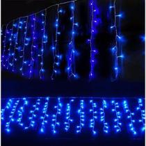 Pisca Cascata colorido 100 LEDs 2.3 metros 127v Ntl1100c127v Wincy