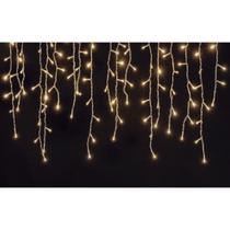 Pisca Cascata Fio Transparente Fixo 100 Leds Morno 110V Pisca Cascata Fio Transparente Fixo 100 Leds Morno 110V