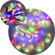 Pisca Cascata Meia Bota Natal 95 LEDs Colorido 3M 110v-220v Pisca Cascata Meia Bota Natal 95 LEDs Colorido 3M 110v-220v