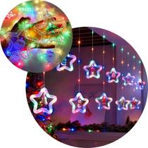 Pisca Cascata Noel árvore Natal Leds Colorido 3,5m 110v-220v Pisca Cascata Noel árvore Natal Leds Colorido 3,5m 110v-220v