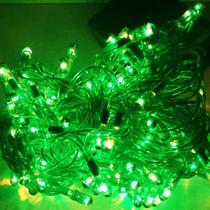 Pisca Cordão De Luz Fio de Luzes Led Verde 10 Metros 220v - Gici Christmas