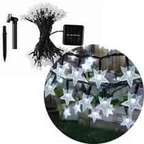 Pisca Cordão Estrelas Solar Externo Jardim 5M 20LEDs Branco Pisca Cordão Estrelas Solar Externo Jardim 5M 20LEDs Branco