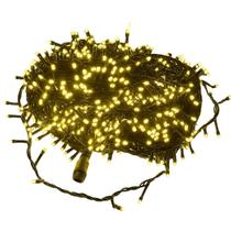 Pisca Cordão Estrobo 30m 1200 LEDs Branco Quente 120 Flashs Externo