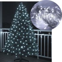 Pisca Cordão Varal Natal 100 Lâmpadas LED Branco De 10m 220v Pisca Cordão Varal Natal 100 Lâmpadas LED Branco De 10m 220v