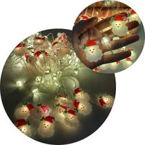 Pisca Cortina Papai Noel Natal 80 Lâmpadas LED 3x1M 110-220v