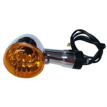 Pisca Cromado GVS Intruder 125 250 Chopper Virago Shadow Outras Lente Laranja Unidade Pisca Cromado GVS Intruder 125 250 Chopper Virago Shadow Outras Lente Laranja Unidade