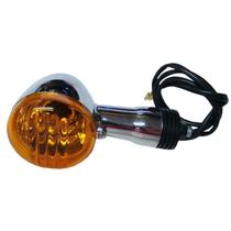 Pisca Cromado Intruder 125 250 Chopper Virago Shadow Bobber Cafe Racer Lente Laranja Unidade Vamo