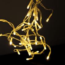 Pisca de LED Cascata 100L 3M X 70CM 8 Modos Tomada Natal Ano Novo Festas Cores:Amarelo Pisca de LED Cascata 100L 3M X 70CM 8 Modos Tomada Natal Ano Novo Festas Cores:Amarelo