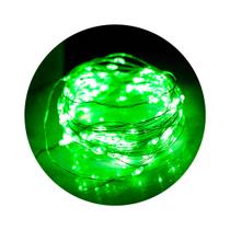 Pisca de LED Fio de Fada 20L 2 Metros A Bateria Natal Ano Novo Cores:Verde Pisca de LED Fio de Fada 20L 2 Metros A Bateria Natal Ano Novo Cores:Verde