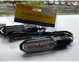 Pisca de Led Sequencial 12V Com Luz Laranja