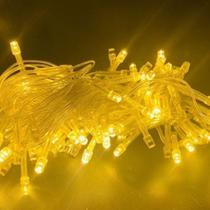 Pisca de Natal 100 Leds Branco Quente 9 Metros 110V - id1