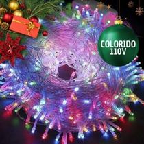Pisca de Natal 100 Leds Colorido 9 Metros 110V - id1