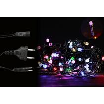 Pisca de Natal Led Com Fio Verde 10 Metros 100 Leds