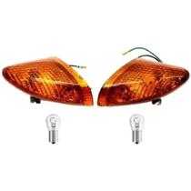 Pisca Dianteiro Completo Biz 100 98 A 05 C/ Lampadas ( Par ) - DNSA