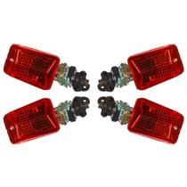 Pisca esportivo mini cromado universal 4 unidades