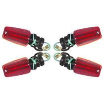 Pisca Esportivo Mini Universal Titan 2000/08 4 Unidades Vermelho Pisca Esportivo Mini Universal Titan 2000/08 4 Unidades Vermelho