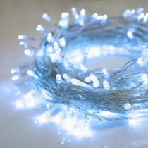 Pisca fio reto com 100 leds branco 8 funções 7,5 m Pisca fio reto com 100 leds branco 8 funções 7,5 m