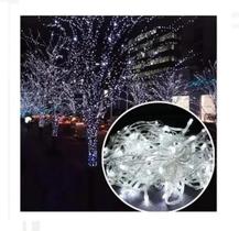 Pisca Fio Transparente 100 Lâmpadas 8 F Led 127v 10m Cor Branco Frio 8 Funções Pisca Fio Transparente 100 Lâmpadas 8 F Led 127v 10m Cor Branco Frio 8 Funções