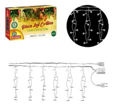 Pisca Led Cortina com Conector - Branco Frio 100 led (127V) Pisca Led Cortina com Conector - Branco Frio 100 led (127V)