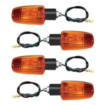 Pisca Mini Titan Fan Aero Strada Twister Cb300 Laranja 4 Peças Pisca Mini Titan Fan Aero Strada Twister Cb300 Laranja 4 Peças