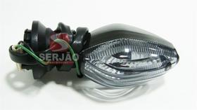 Pisca Mini Titan125, Titan150 2014 á 2016 Dianteiro Esquerdo ou Traseiro Direito Fumê Cristal Unidade