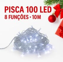 Pisca Pisca 10 M 100 Leds 110V 5V Fio Transparente Luz De Natal Forte Iluminação