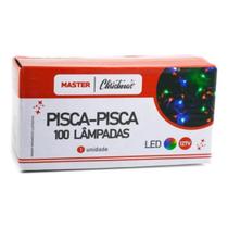 Pisca-Pisca 100 Lâmpadas Led Arroz Colorido - 8 Funções